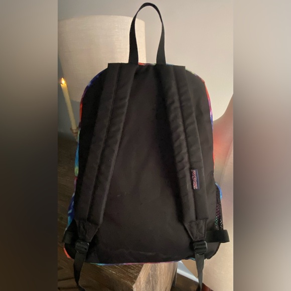 Vintage Jansport Classic Tie Dye Y2K 90s Hippie Backpack - Picture 7 of 7